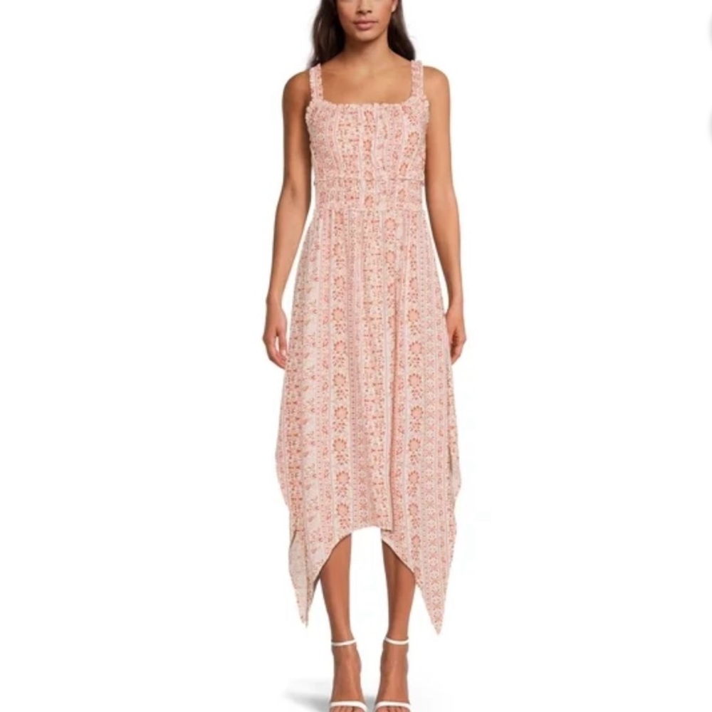 No Boundaries  Sleeveless Hanky Hem Dress
